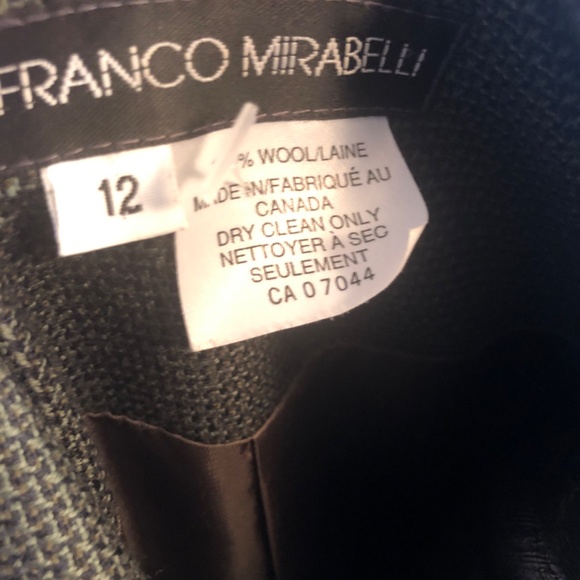 Luxury Vintage Italian Design Fine Wool Long Coat - Picture 5 of 6